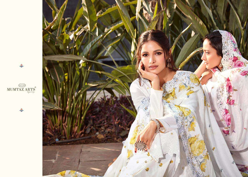 Mumtaz Arts Present Shades Of Summer Vol 1 Designer Fancy Work Unstitch Salwar Kameez
