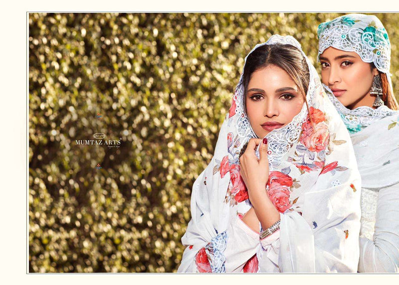 Mumtaz Arts Present Shades Of Summer Vol 1 Designer Fancy Work Unstitch Salwar Kameez
