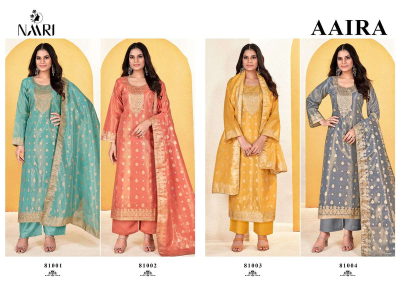 Naari Aaira Jacquard Siroski Work Salwar Suit