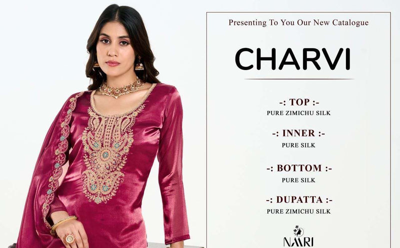 Naari Charvi Silk Fancy Salwar Suit