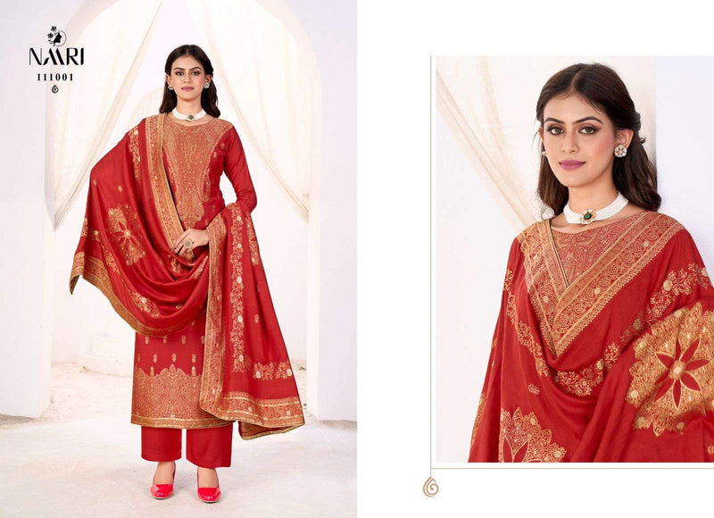 Naari Gul Preet Pashmina Jacquard Party Wear Suit