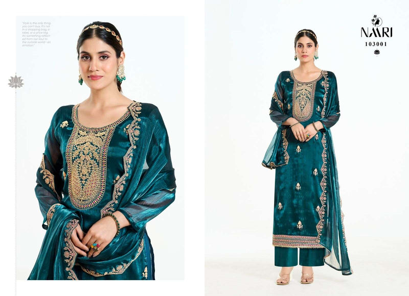 Naari Maanvi Silk Designer Wedding Wear Salwar Suit Collection