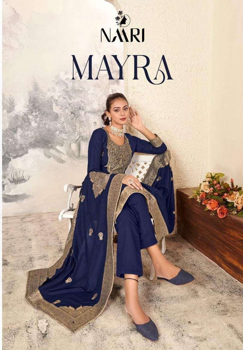 Naari Mayra Dola Jacquard Fancy Wedding Wear Salwar Suit Collection