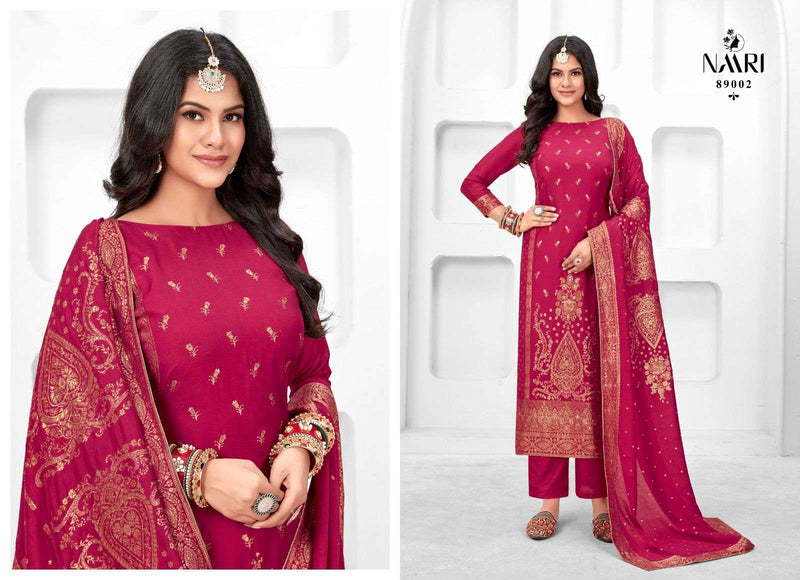 Naari Mehak Vol 2 Muslin Jacquard Siroski Work Designer Party Wear Salwar Suit