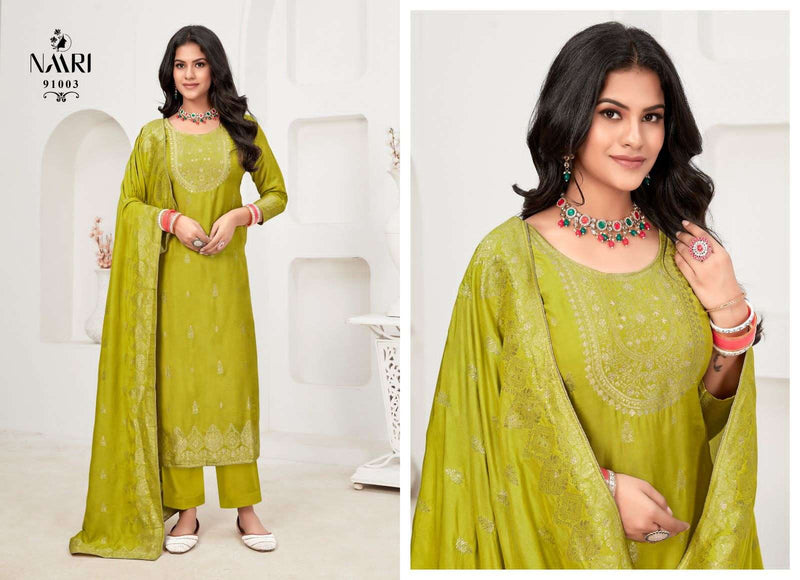 Naari Musk Vol 2 Muslin Jacquard Beautiful Designer Salwar Suit