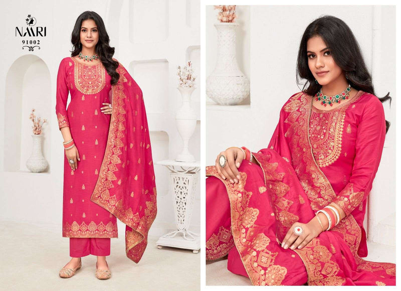 Naari Musk Vol 2 Muslin Jacquard Beautiful Designer Salwar Suit