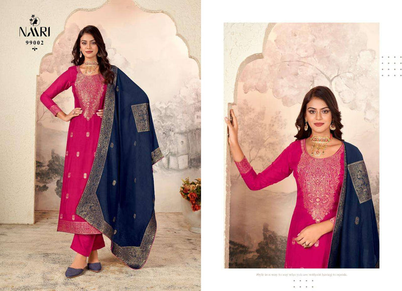 Naari Vanya Muslin Jacquard Designer Festival Wear Salwar Suit