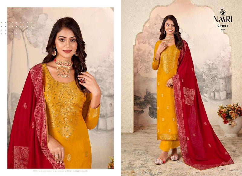 Naari Vanya Muslin Jacquard Designer Festival Wear Salwar Suit