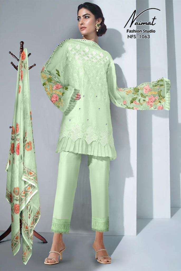 Naimat Nfs 1063 Beautiful Work Readymade Pakistani Salwar Kameez