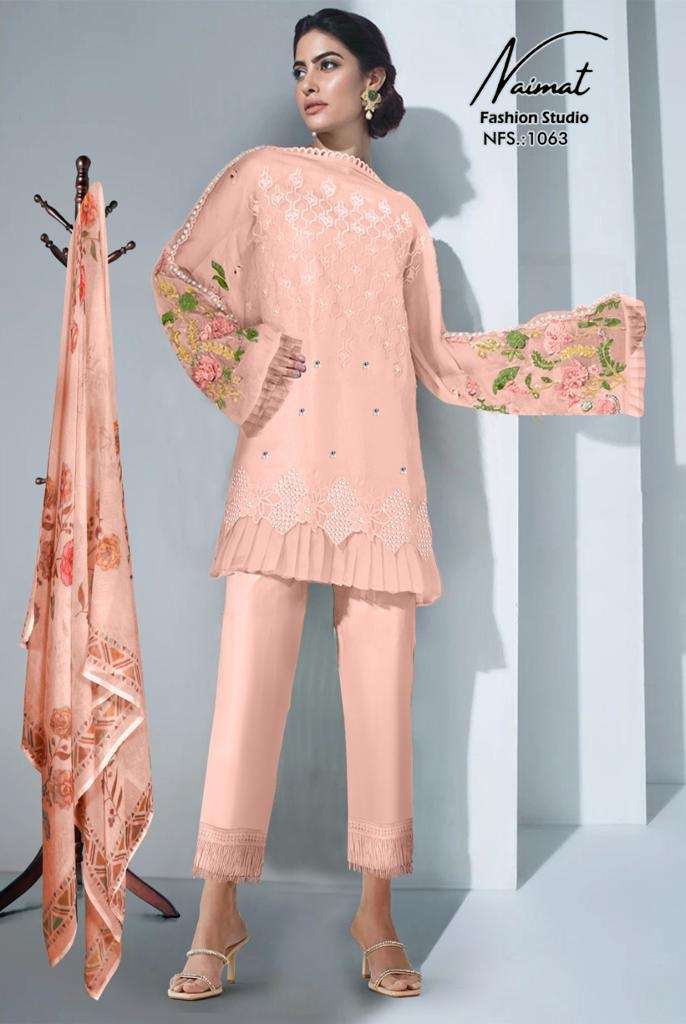 Naimat Nfs 1063 Beautiful Work Readymade Pakistani Salwar Kameez