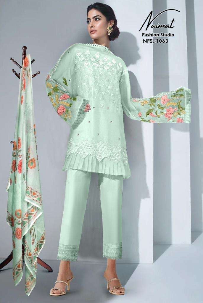 Naimat Nfs 1063 Beautiful Work Readymade Pakistani Salwar Kameez