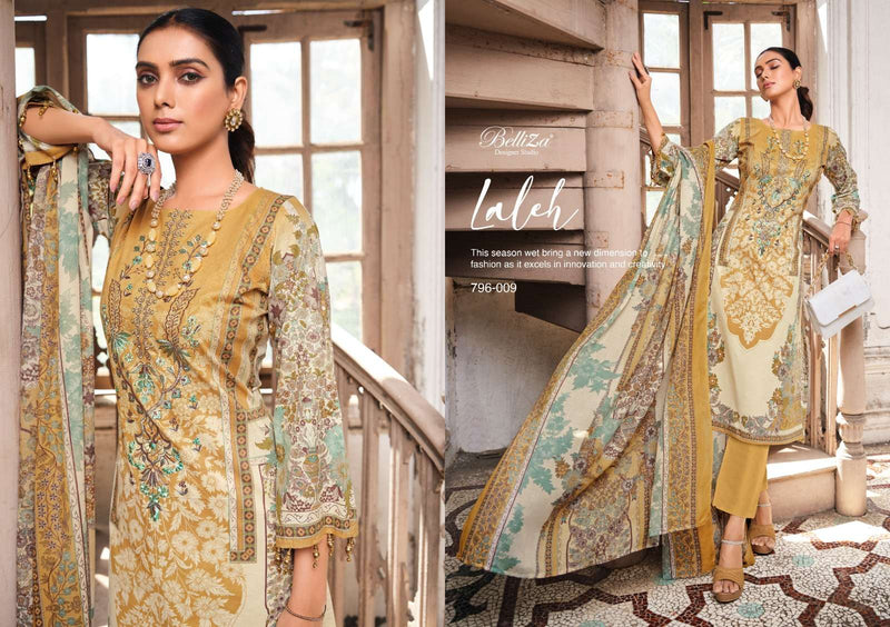 Naira Vol 10 By Belliza Adorable Print Pakistani Cotton Ladies Suits