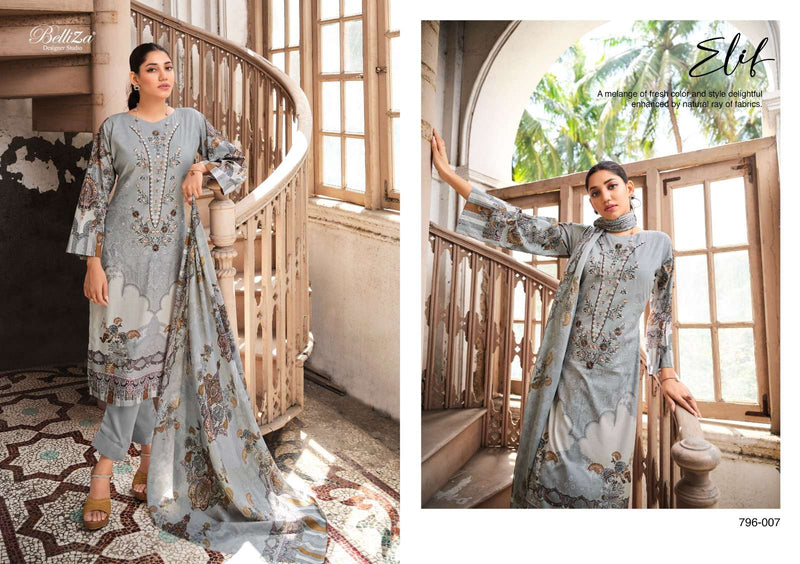 Naira Vol 10 By Belliza Adorable Print Pakistani Cotton Ladies Suits