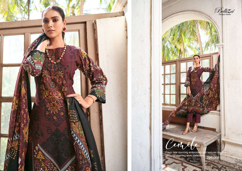 Naira Vol 10 By Belliza Adorable Print Pakistani Cotton Ladies Suits