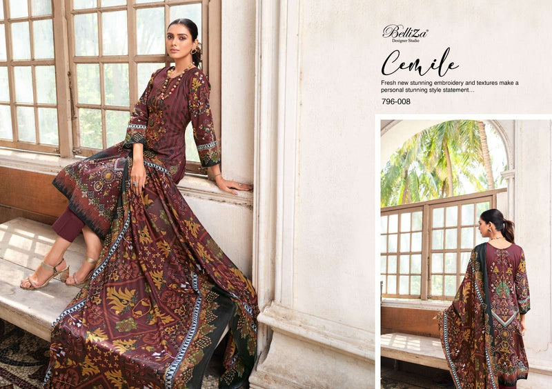 Naira Vol 10 By Belliza Adorable Print Pakistani Cotton Ladies Suits