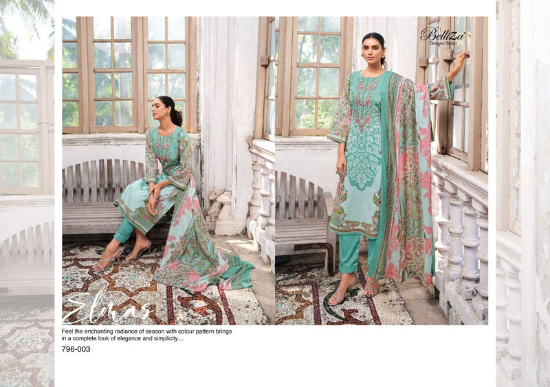 Naira Vol 10 By Belliza Adorable Print Pakistani Cotton Ladies Suits