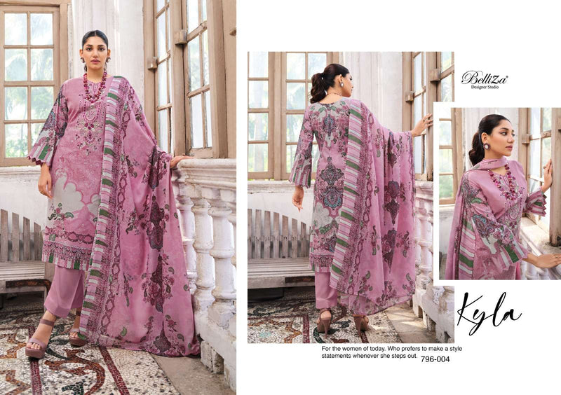 Naira Vol 10 By Belliza Adorable Print Pakistani Cotton Ladies Suits