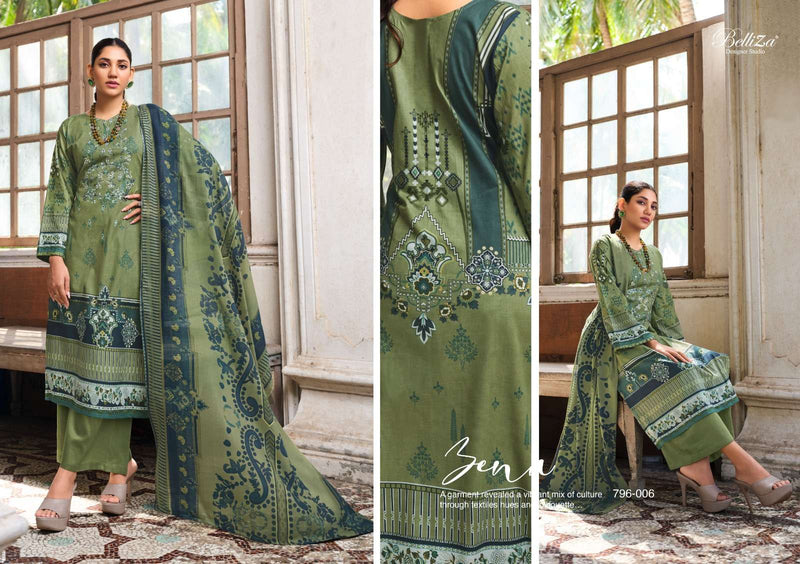 Naira Vol 10 By Belliza Adorable Print Pakistani Cotton Ladies Suits
