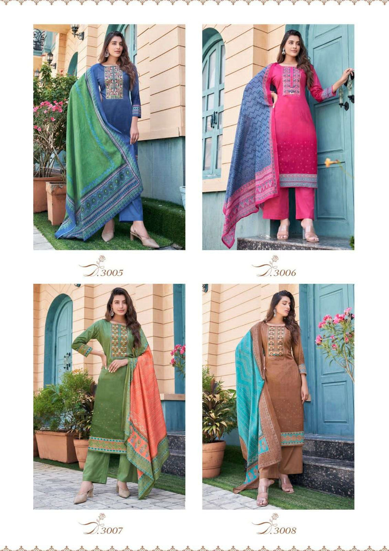 Naishaa Vol 3 By Yashika Trends Exclusive Neck Embroidered Salwar Kameez