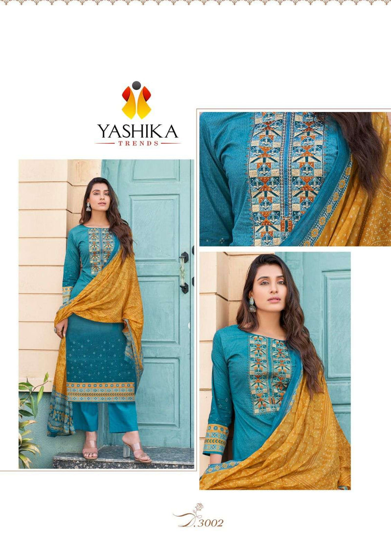 Naishaa Vol 3 By Yashika Trends Exclusive Neck Embroidered Salwar Kameez
