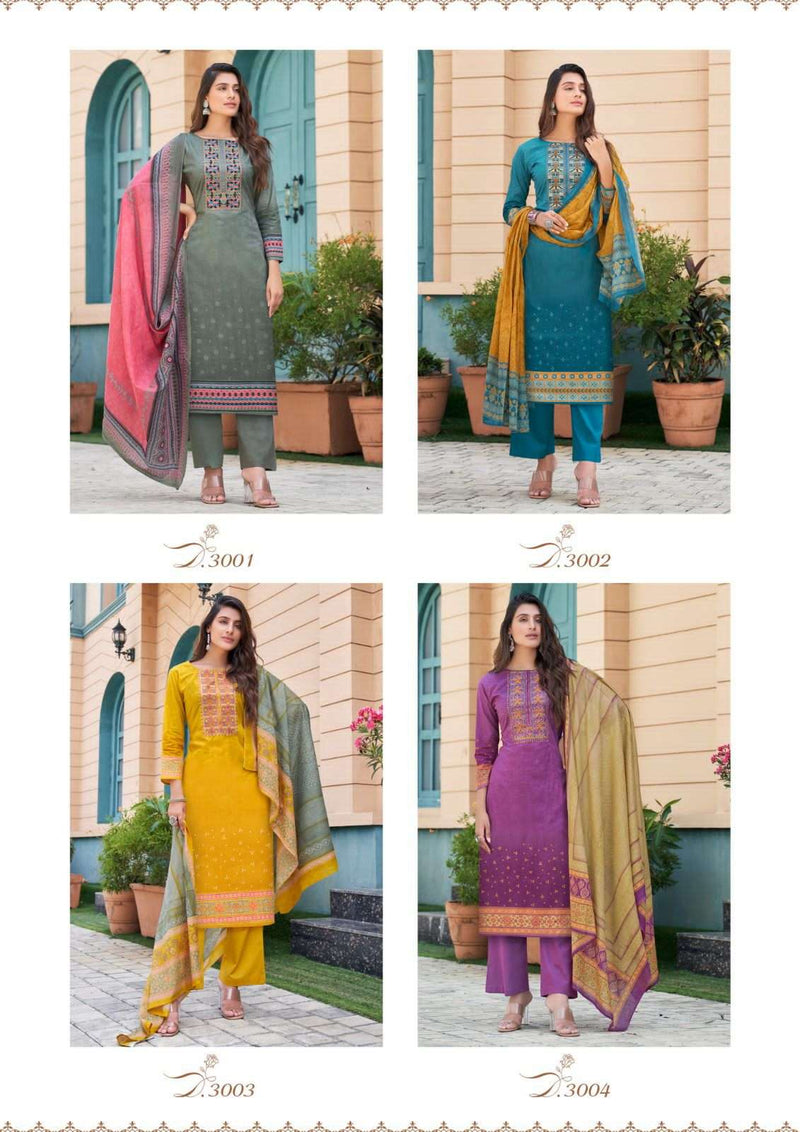Naishaa Vol 3 By Yashika Trends Exclusive Neck Embroidered Salwar Kameez