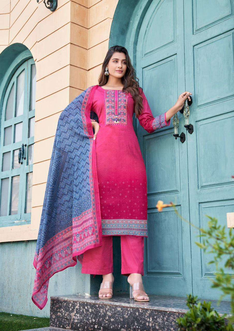Naishaa Vol 3 By Yashika Trends Exclusive Neck Embroidered Salwar Kameez