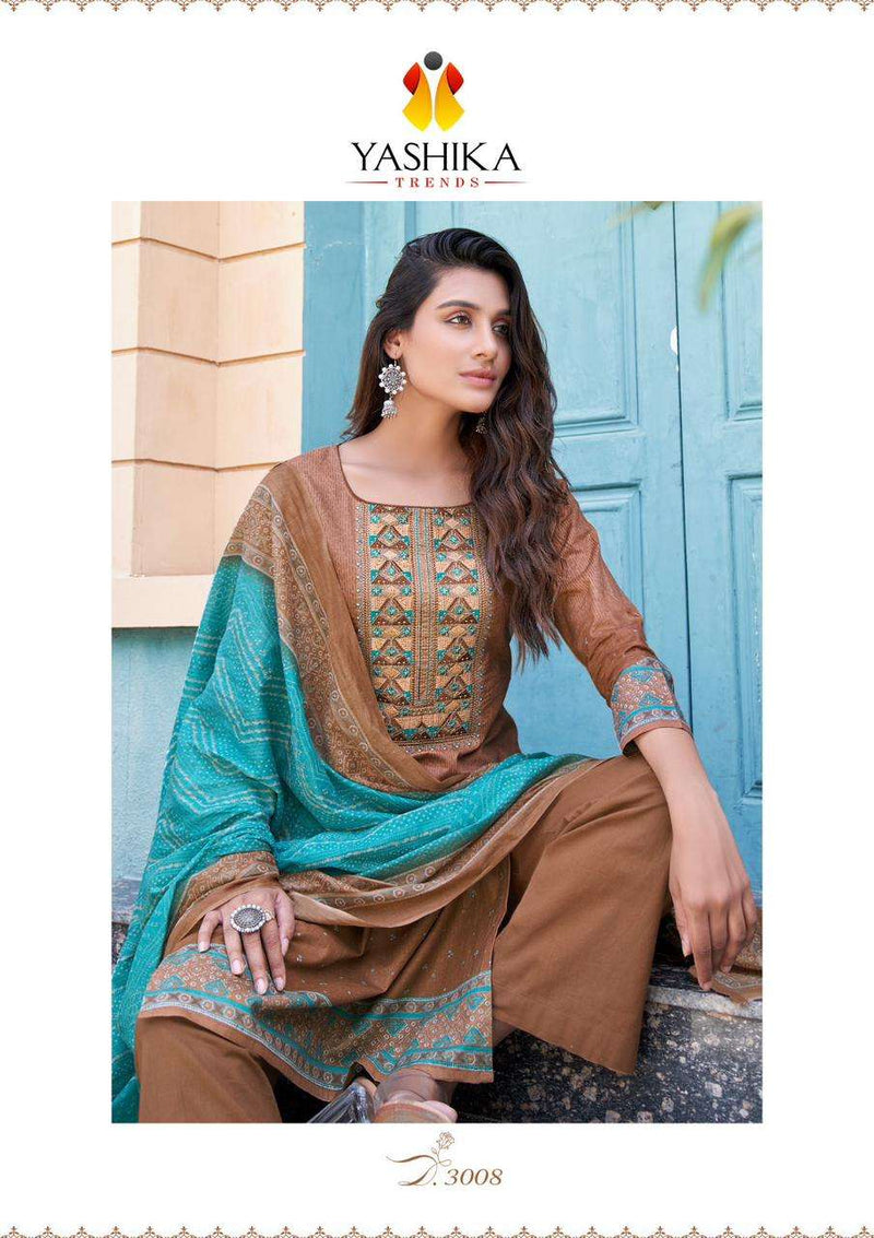 Naishaa Vol 3 By Yashika Trends Exclusive Neck Embroidered Salwar Kameez
