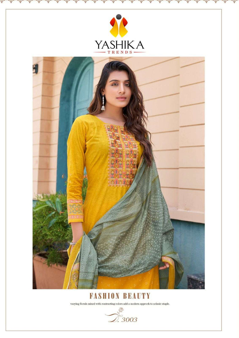 Naishaa Vol 3 By Yashika Trends Exclusive Neck Embroidered Salwar Kameez