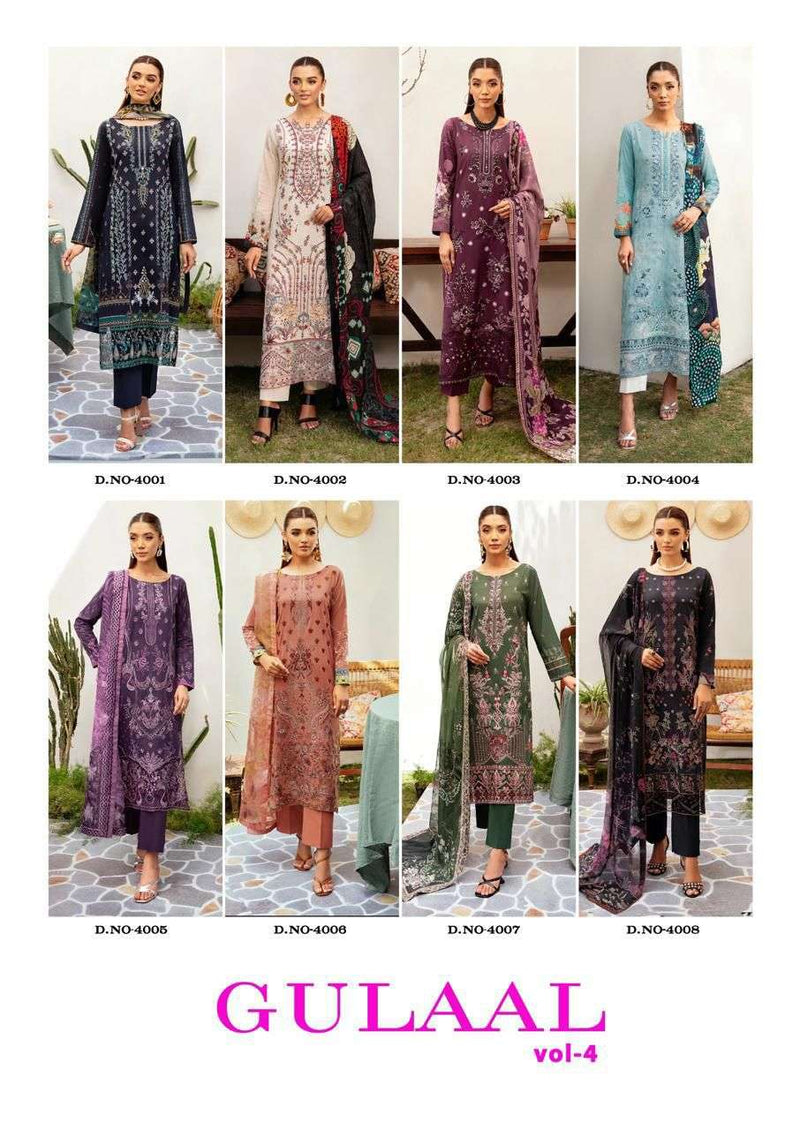 Nand Gopal Gulaal Vol 4 Cotton Fancy Salwar Kameez