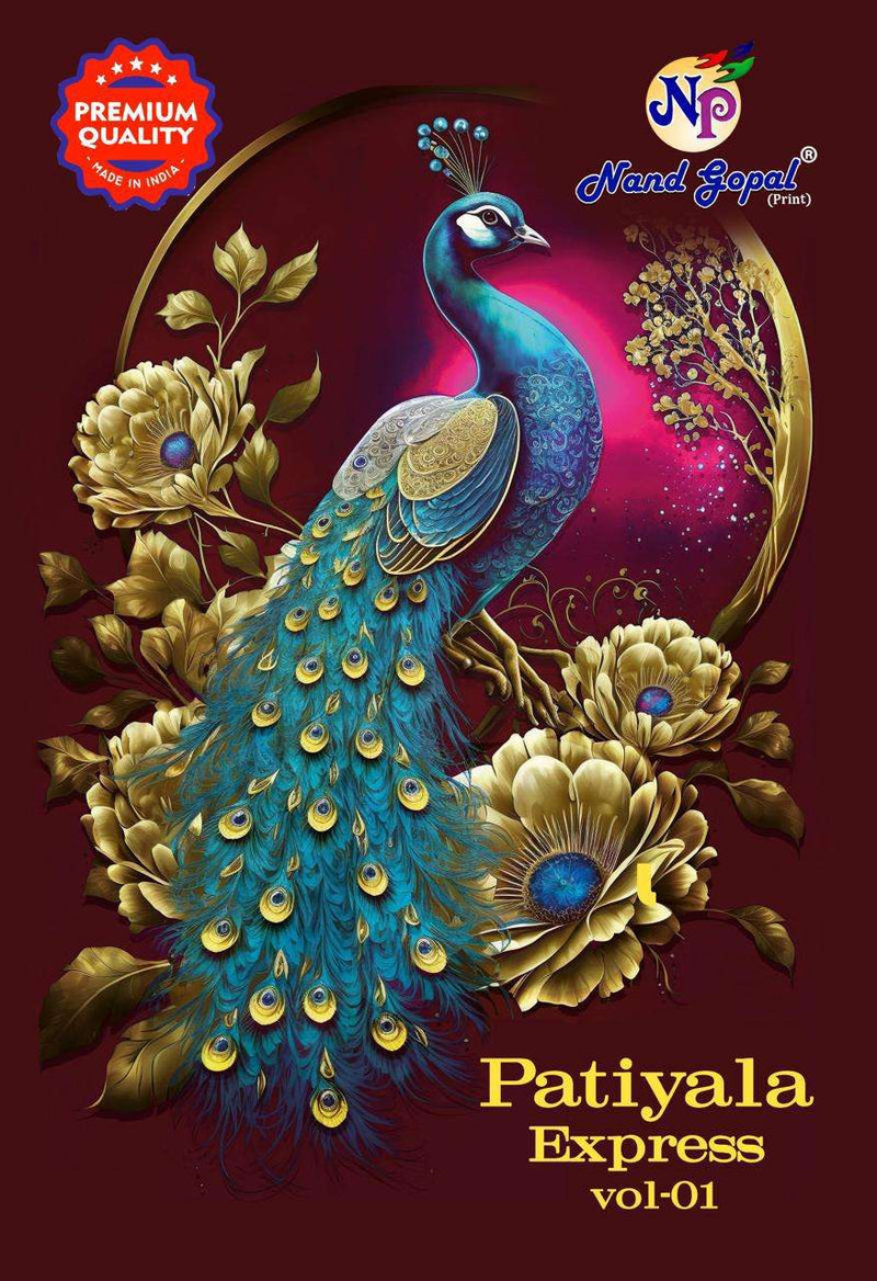 Nand Gopal Patiyala Express Vol 1 Cotton Unstitched Daily Wear Salwar Suit