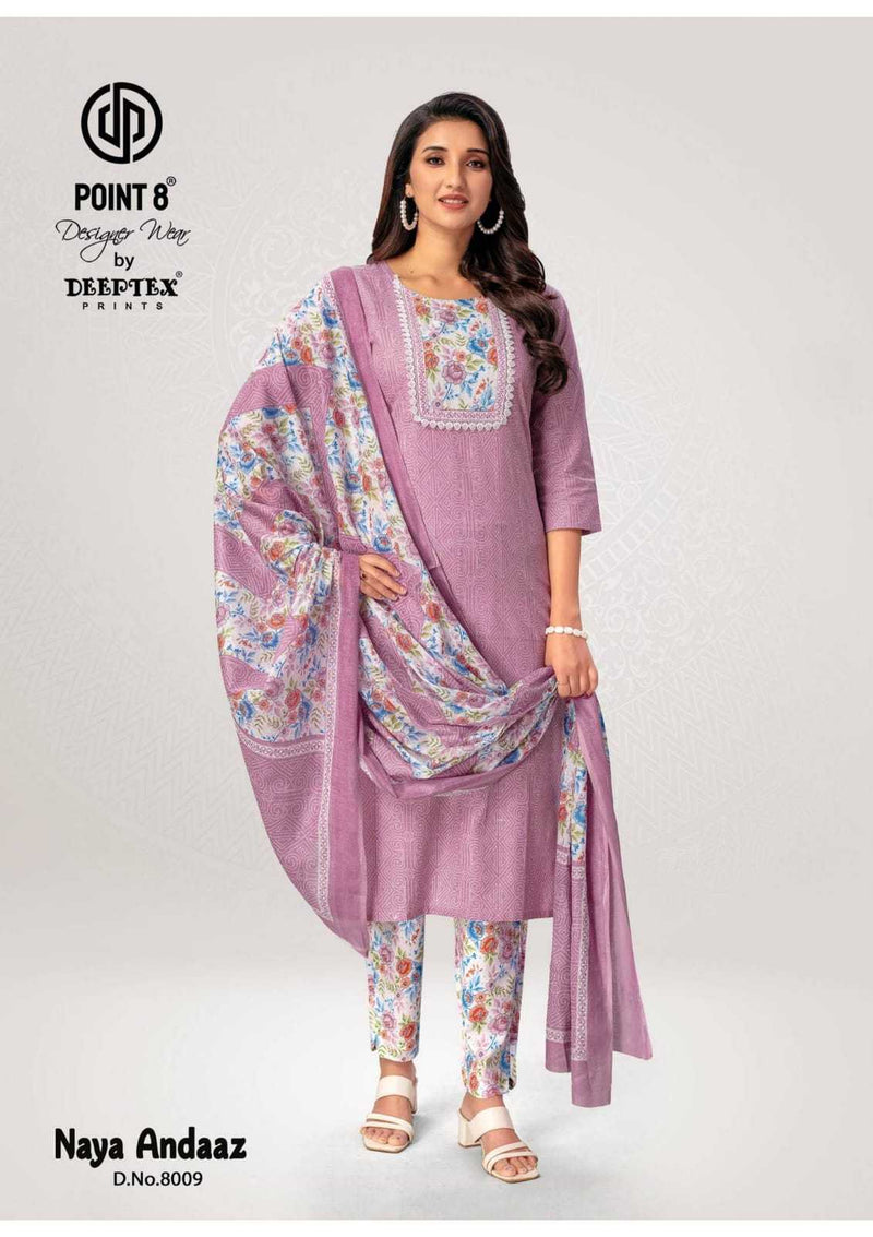 Deeptex Prints Naya Andaaz Vol 8 Cotton Dailywear Readymade Suit