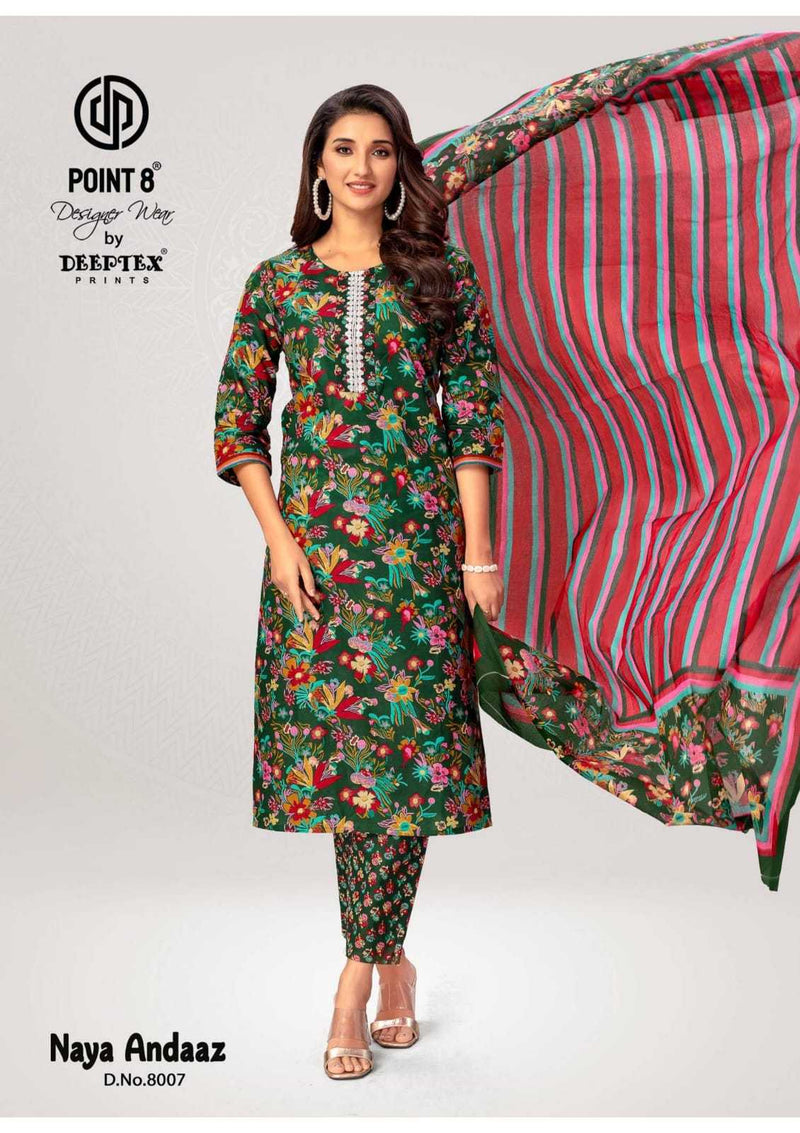 Deeptex Prints Naya Andaaz Vol 8 Cotton Dailywear Readymade Suit