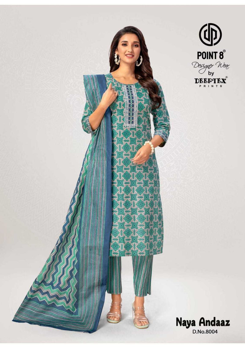 Deeptex Prints Naya Andaaz Vol 8 Cotton Dailywear Readymade Suit