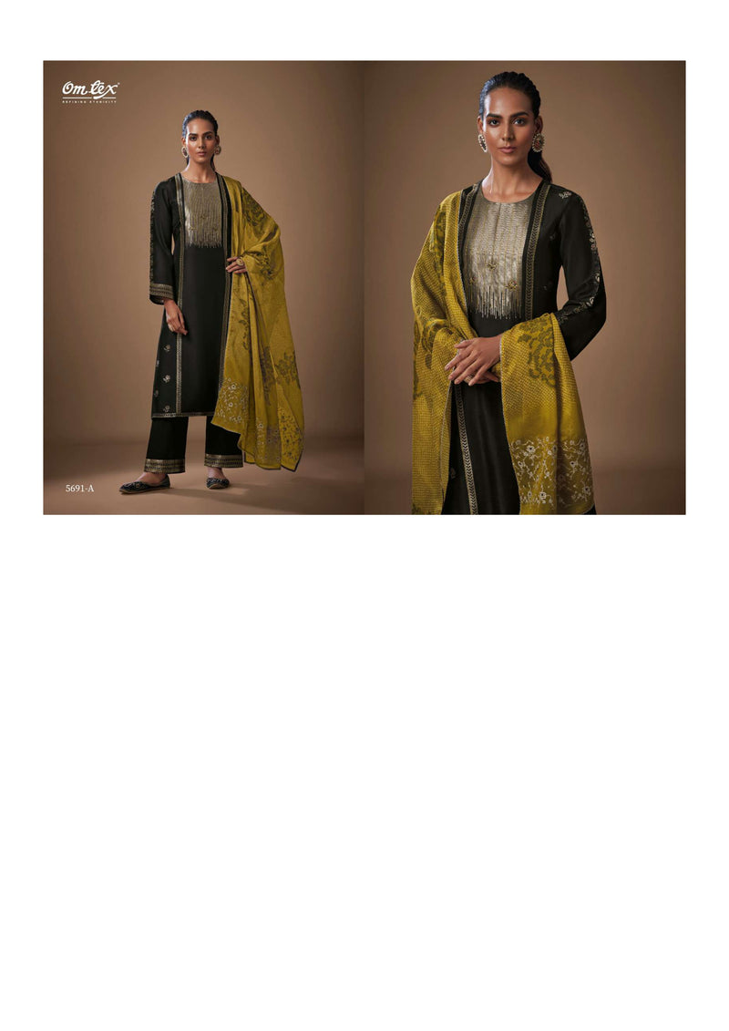 Omtex Posh Pulse Silk Jacquard Designer Wedding Wear Salwar Kameez Collection