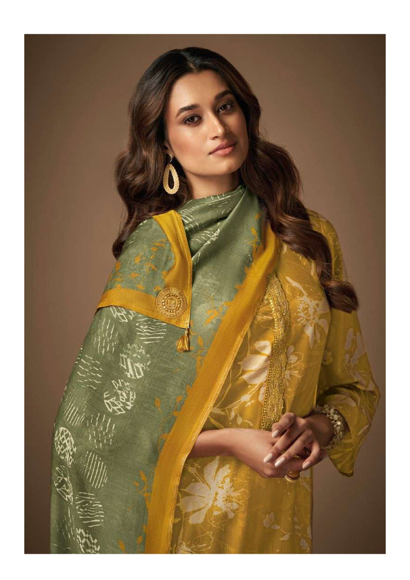 Omtex Sayuri  Silk Digital Print Embroidery Lace Work Festival Wear Salwar Suit
