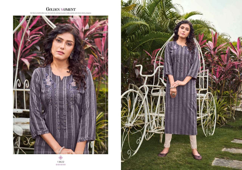 Optical Vol 3 Kalaroop By Kajree Adorable Sequence Work Kurtis