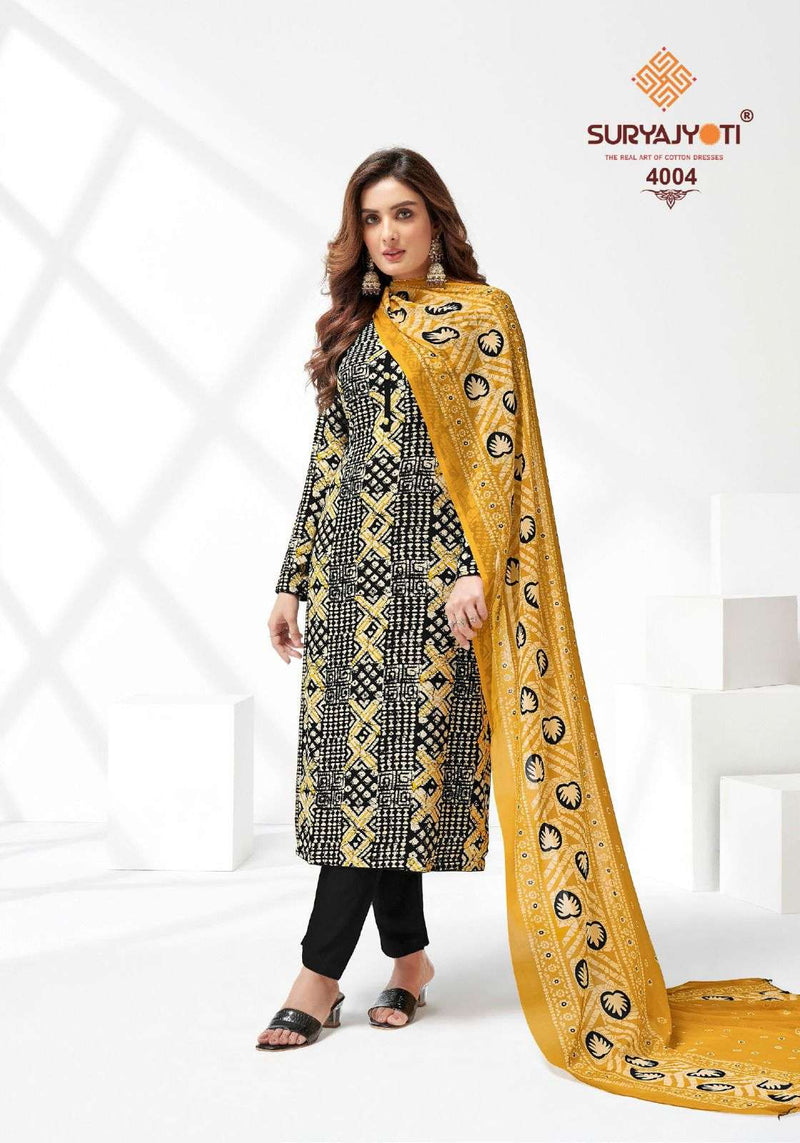 Suryajyoti Cotton Paroo Vol 4 Rayon Printed Casual Wear Salwar Suits