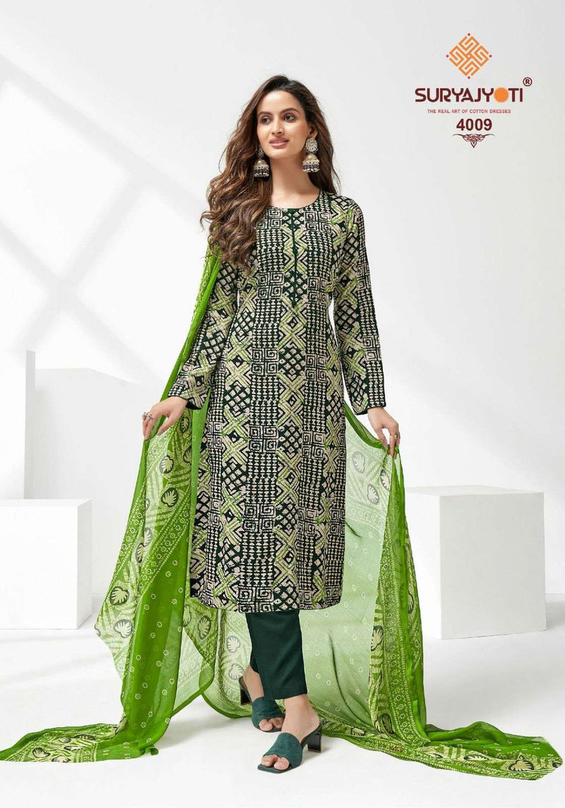 Suryajyoti Cotton Paroo Vol 4 Rayon Printed Casual Wear Salwar Suits