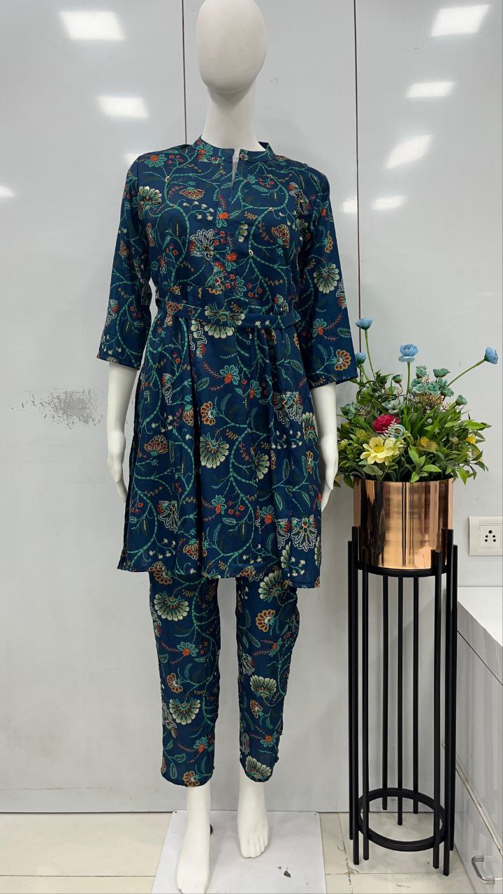 Gc D No 9001 Muslin Print Printed With Heavy Look Kurti Collection