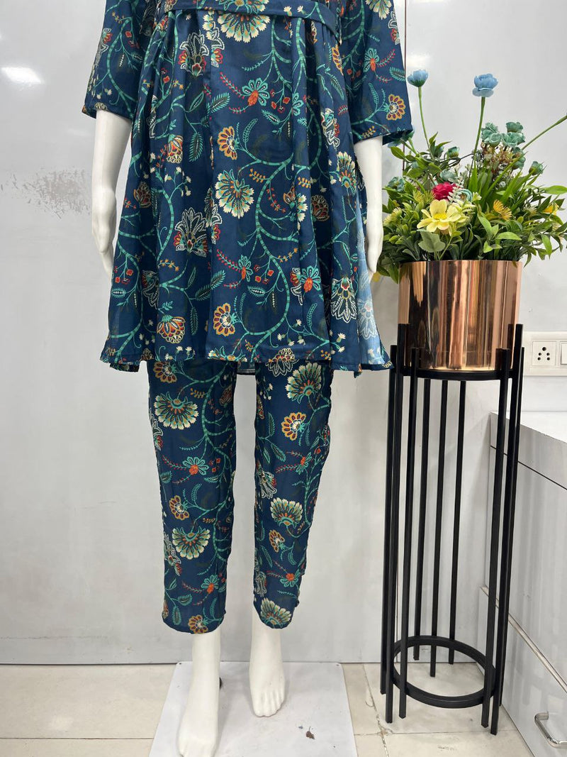 Gc D No 9001 Muslin Print Printed With Heavy Look Kurti Collection
