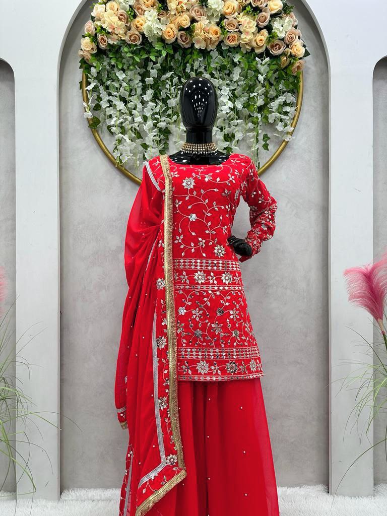 Rtc D No 5621 Fox Georgette With Sequence Embroidery Kurti Collection