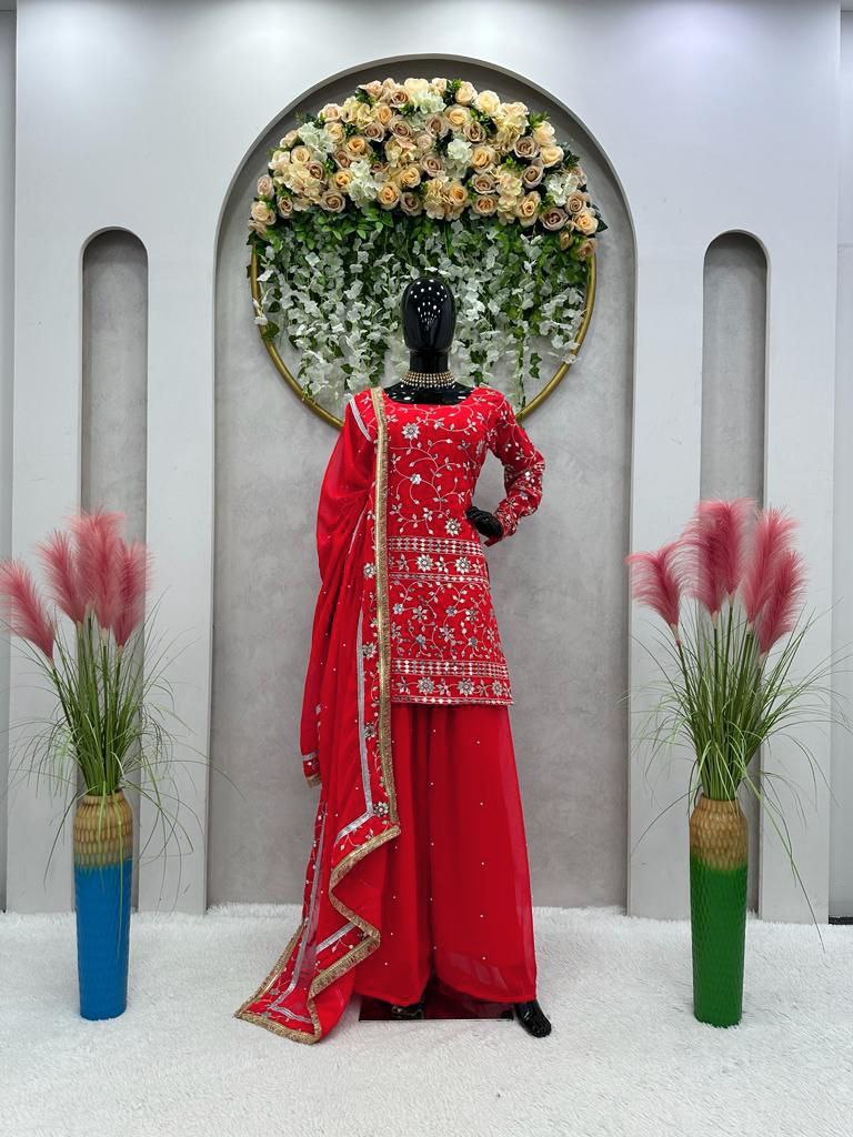 Rtc D No 5621 Fox Georgette With Sequence Embroidery Kurti Collection
