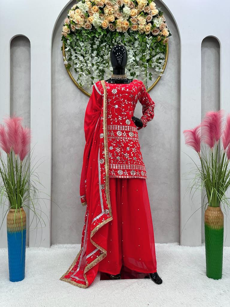 Rtc D No 5621 Fox Georgette With Sequence Embroidery Kurti Collection