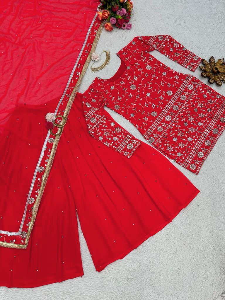 Rtc D No 5621 Fox Georgette With Sequence Embroidery Kurti Collection
