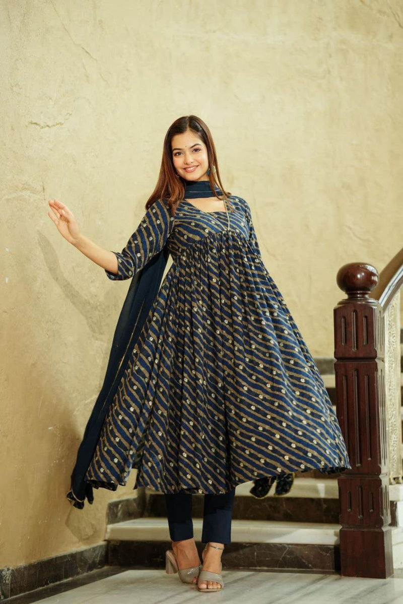 Vad Nyra Cut Rayon With Designer Exclusive Fancy Work Kurti Combo Singles