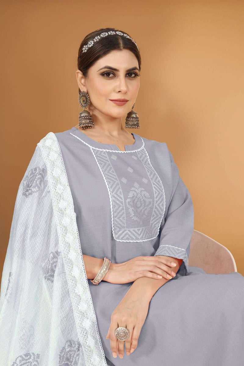 Pr 151-155 Fancy Work Readymade Women Top Bottom With Dupatta