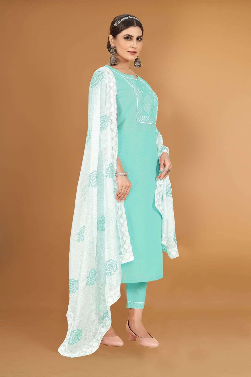 Pr 151-155 Fancy Work Readymade Women Top Bottom With Dupatta