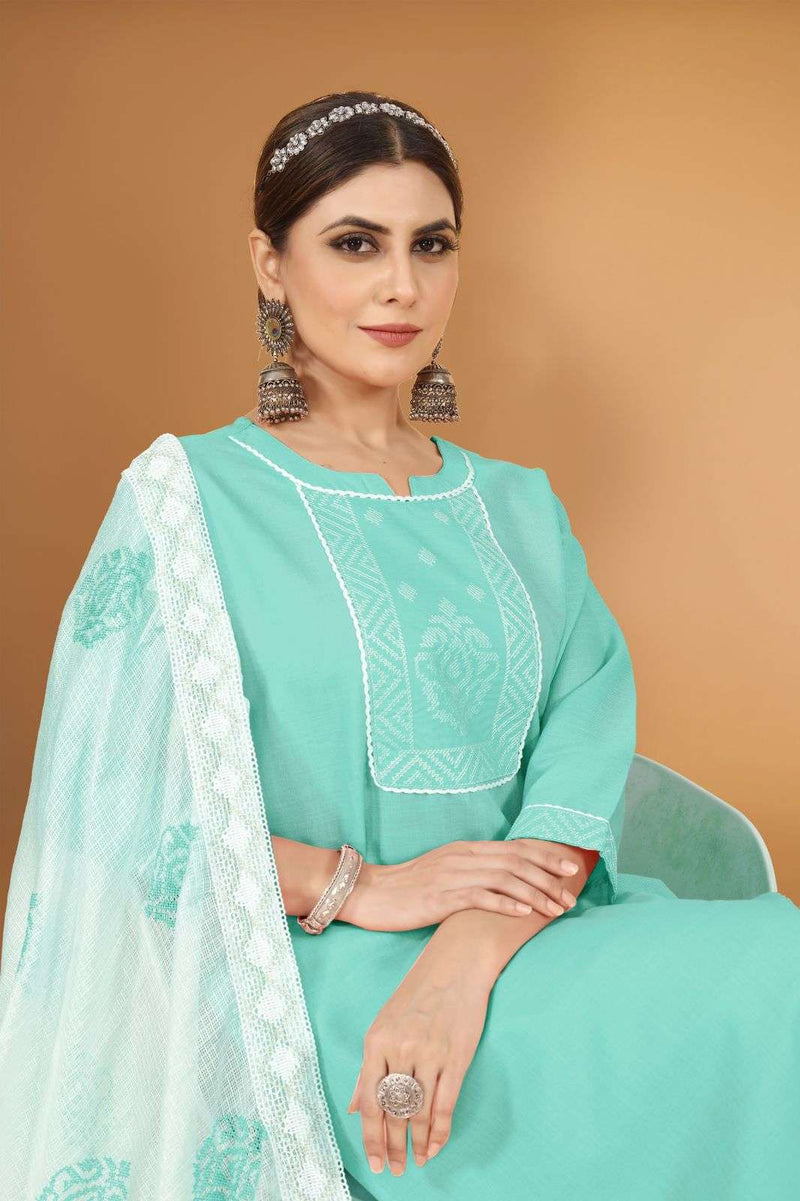 Pr 151-155 Fancy Work Readymade Women Top Bottom With Dupatta