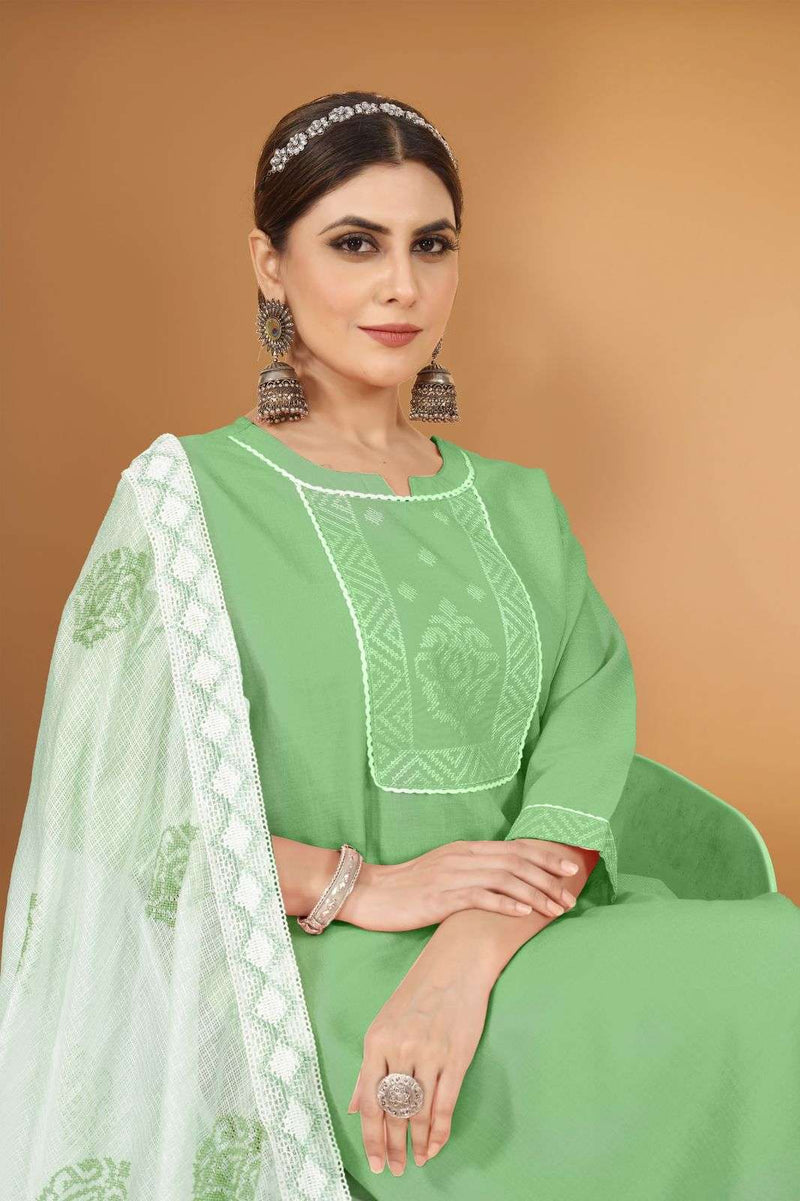 Pr 151-155 Fancy Work Readymade Women Top Bottom With Dupatta