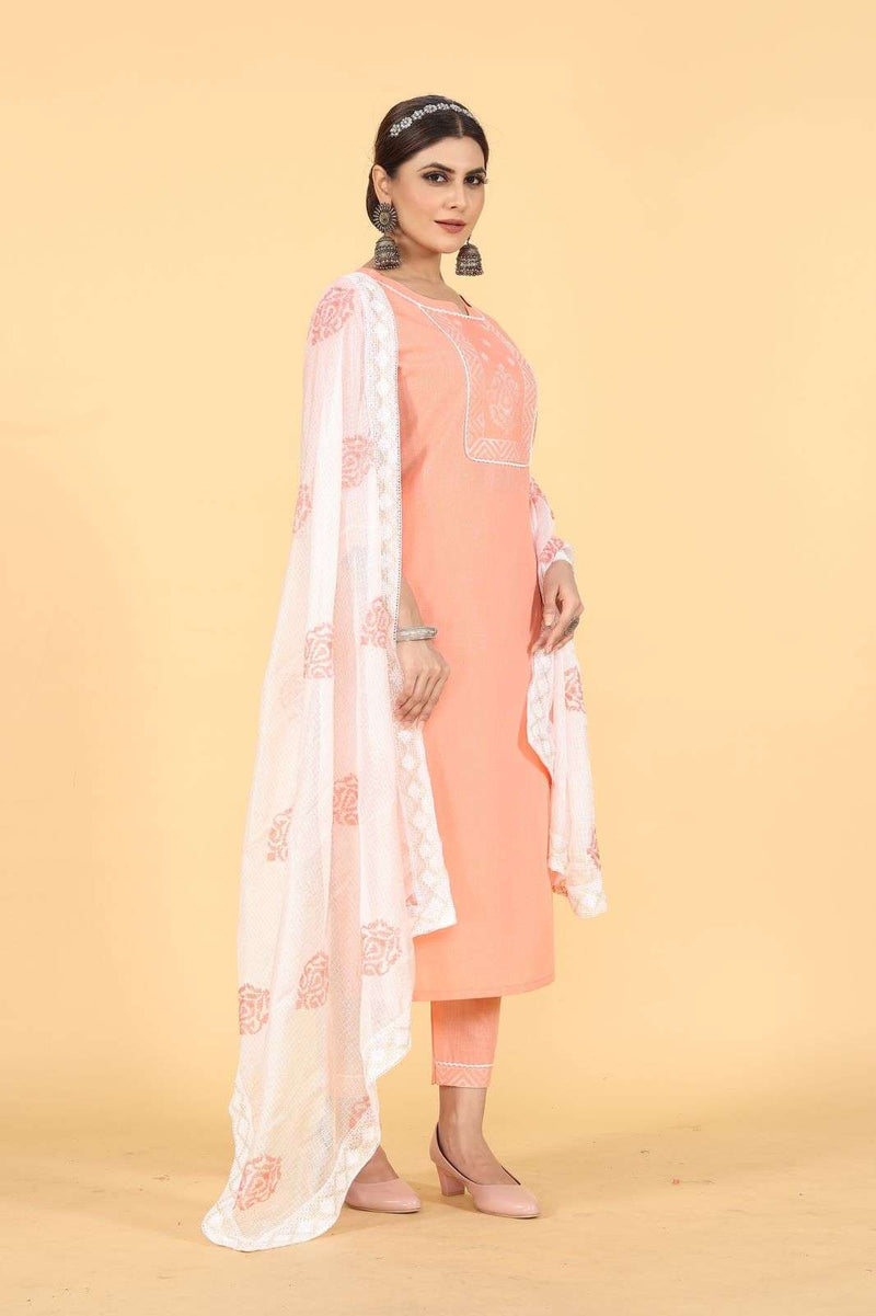 Pr 151-155 Fancy Work Readymade Women Top Bottom With Dupatta